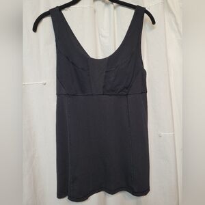 Lululemon black long tank top